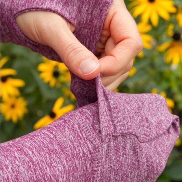 Lululemon ~ Run Your Heart Out Pullover ~ Heathered Plum ~ Womens Size 6 - Picture 12 of 16